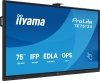 IIYAMA Monitor 75 cali TE7513A-B1AG INFRARED, 40pkt, IPS, 4K, 7H, 450cd^m2, WiFi, USB, ANDROID 14, Google EDLA, 2x20W, uchwyt śc
